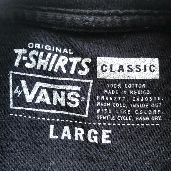 Vans Star Wars Black Graphic Printed T-Shirt Men’s Size L Short Sleeves Casual - Picture 4 of 16